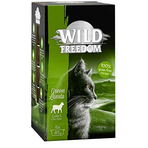 Wild Freedom Adult Trays Saver Pack 24 x 85g (Green Lands - Lamb & Chicken)