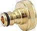 Fittingteile - G 1" Kupplungsstecker für Gartenschlauch-Kupplungen Verbinder Bewässerungssysteme (Messing)