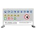 Produktbild FBS Baustellen Banner 340 x 173 cm - Bauzaunbanner mit Sicherheitssymbole I Achtung Baustelle - Sichtschutz Windschutz Sicherheitsbanner für Bauzaun