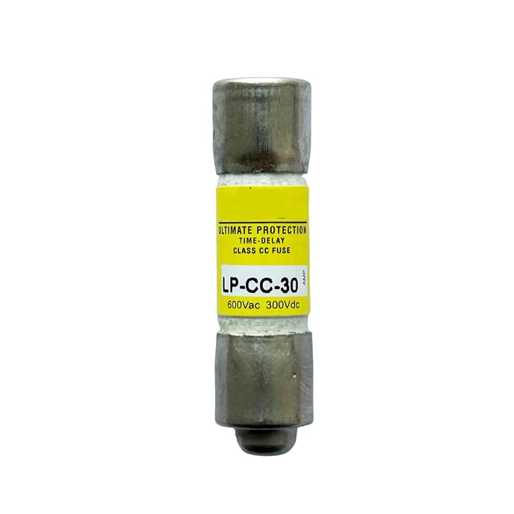 10-Pack New LP-CC-30 LP-CC-30A LP-CC 30A 600Vac Class CC Time Delay Fuse, LP-CC-30 Time-Delay Cartridge Fuses