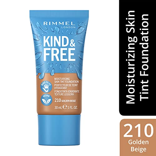 Rimmel - Kind & Free - Fondotinta Idratante N.210 Golden Beige 30 Ml - 4