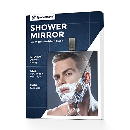 Spacebound 7X9 Flat Fogless Shower Mirror For Shaving #TOP3