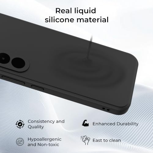 Image of A rtistque Back Cover Case for OnePlus N6x 5G | Camera Protection | Shockproof TPU | Stylish Protective Design | Slim Fit | Ultra Matte | OnePlus N6x Back Cover - Black