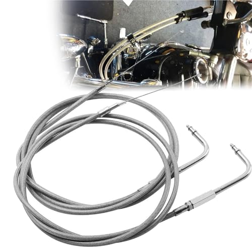 Câble d'accélérateur de moto 140 cm pour Harley Dyna Softail et FLST FXST FXD