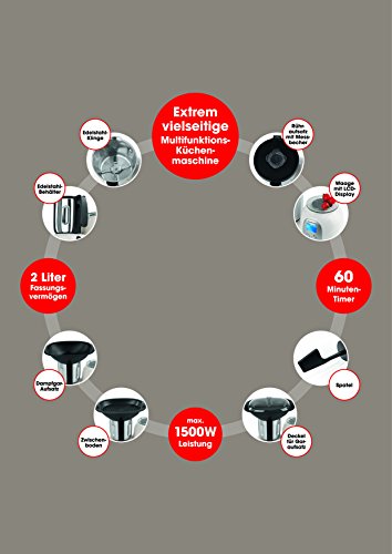 Gourmetmaxx Thermo-Multi Küchenmaschine 10-in-1 - 9