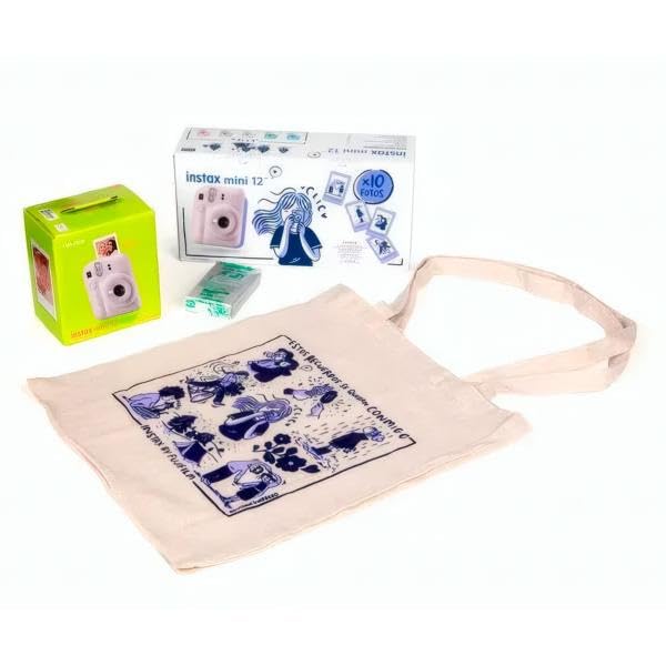 Fujifilm Kit Blossom Instax Mini 12 Lilac Purple   Cámara Instantánea