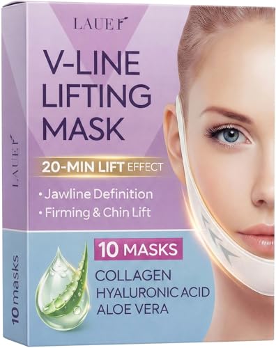 V Shaped Contouring Face Mask Line Shaping Lifting Belt Neck Redu...