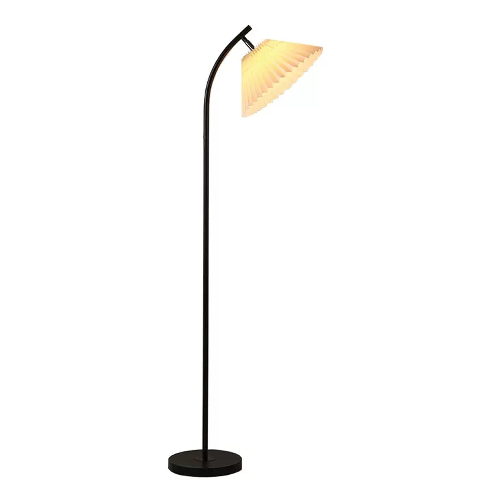 LJHFG63KUYT Standing Lamps Hundred Pleated Floor Lamp Warm and Simple Living Room Sofa Study Bedside Atmosphere Vertical Table (Excluding Light Source) Decorate