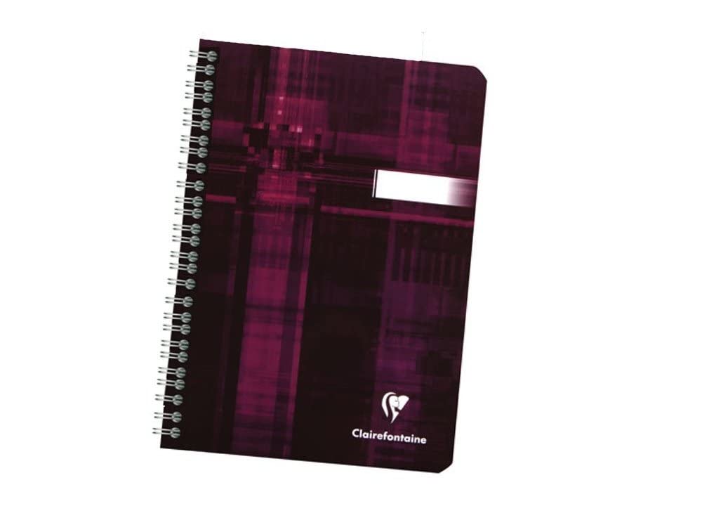 Clairefontaine Classic Wirebound Notebooks 5 4/5 in. x 8 1/4 in. ruled 90 sheets,colors may vary