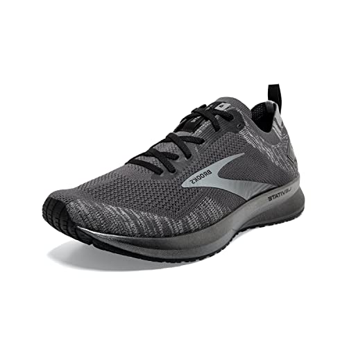 Brooks Men's Levitate 4, Grey/Black, 8 Medium