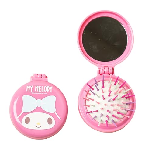 Idée cadeau adolescente : brosse à cheveux pliable My Melody rose