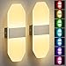 Produktbild Chesbung Wandleuchten, Wandleuchte Innen LED (RGB+CCT) mit Tuya Smart Life-Controller, Wandlampe aus Acryl mit hoher Lichtdurchlssigkeit, f¨¹r Wohnzimmer Schlafzimmer Treppenhaus Flur