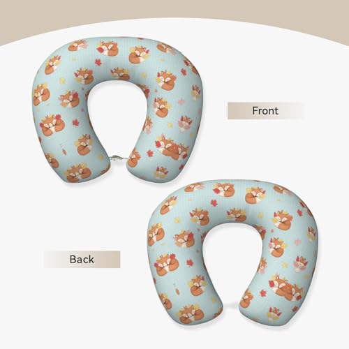 Almohada de cuello de poliéster para viaje U miniatura 2