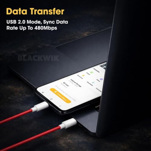 Image of Blackwik Type C to Type C Fast Charging Cable Compatible with OnePlus 13