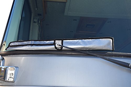 ADCO 2380 Diamond Plated Steel Vinyl RV Wiper Blade Covers, Universal, Set of 2