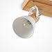 Lindby Deckenlampe Holz Metall, Deckenstrahler drehbar und schwenkbar Deckenleuchte 3x E14 max. 20W ohne Leuchtmittel Lampe Wohnzimmer Küchenlampe