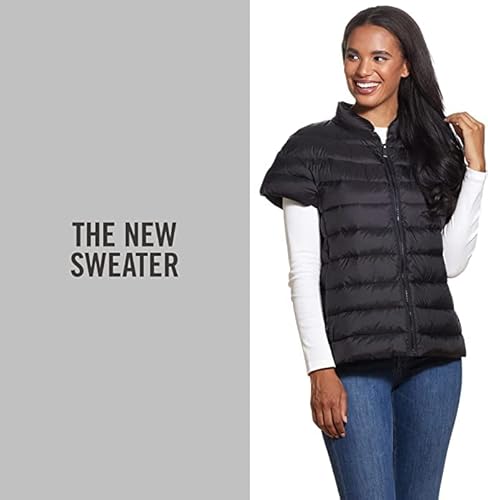 Martha Stewart Women’s Puffer Vest, Lightweight Water-Resistant Down Vest, Women’s Outerwear Vests #TOP5