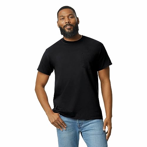 Image of Gildan Adult Ultra Cotton T-Shirt with Pocket, Style G2300, 2-Pack