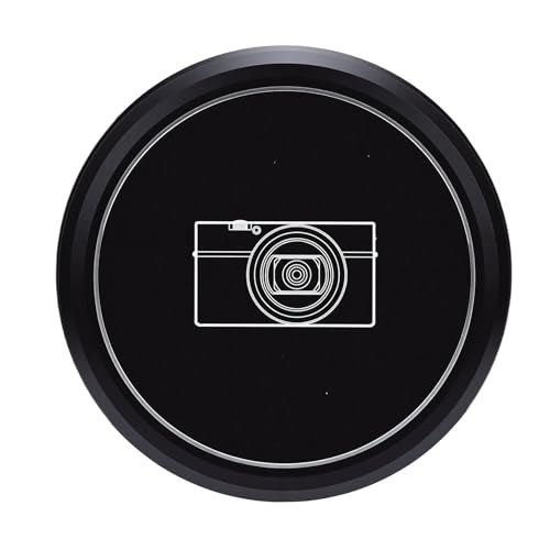 Tapa metálica para lente Diyeeni para cámaras Fujifilm RX100 M6 y M7, compatible con Sony ZV1, 720, 730, 740 — Tapa frontal de 56 mm miniatura 7
