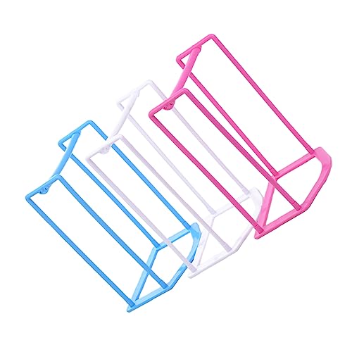 TOPBATHY 3 Perchas para Almacenamiento De Ropa Organizador Portátil Transparente para Juguetes Contenedores para Puertas De Despensa Cajas De Cubo Plegables De Terciopelo Estantes