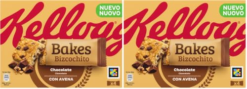 Kellogg's Bizcochito Bakes Chocolate 4x45g (Paquete de 2)