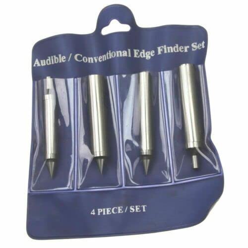 BLUEFOX TOOLS Edge Finder Center Finder 4 pc Set Single/Double End