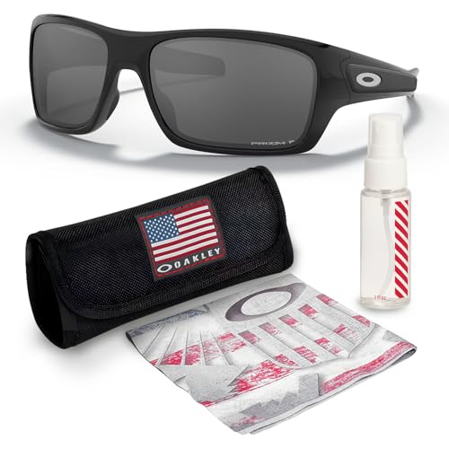 Image of Oakley TURBINE OO9263 Rectangle Shape Sunglasses With Official Eyewear Kit | Men's Sunglasses
