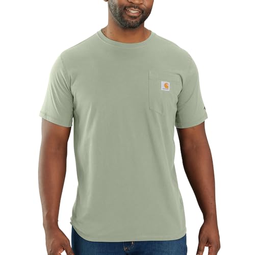 Image of Carhartt Men's Force Relaxed Fit Midweight Short-Sleeve Pocket T-Shirt