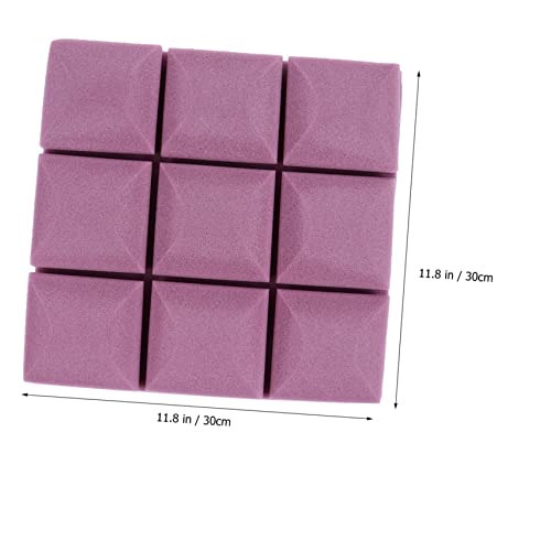 12 piezas de paneles acústicos para absorción sonora, para estudios de grabación en casa miniatura 2