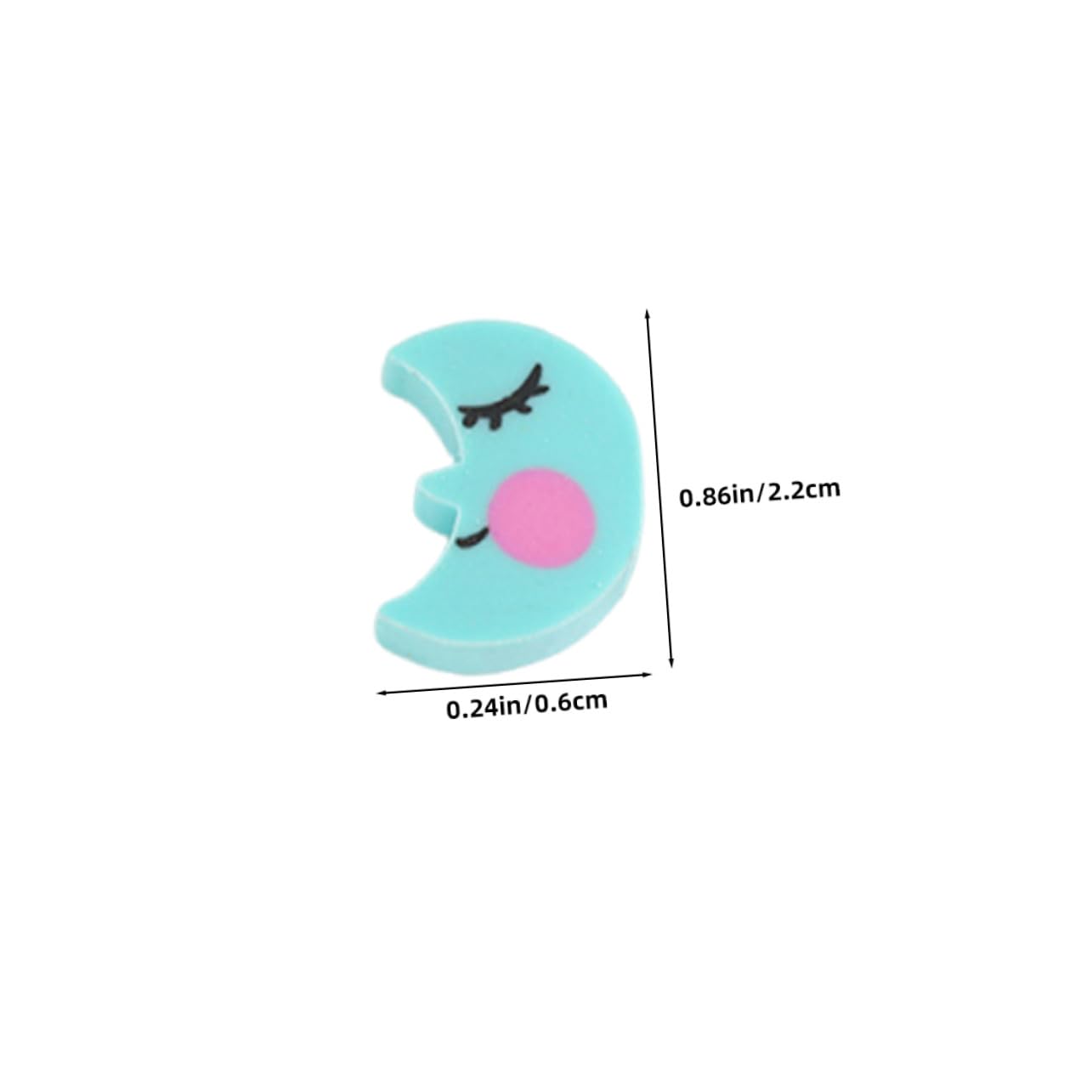 Gomme Mignonne 180pcs TPR Formes Nuage, Animal, Lune, Étoile