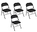 Cosco All Steel Folding Chair Black (4-pack)