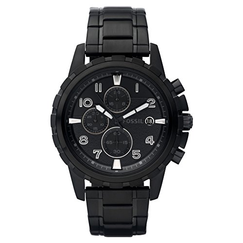 Image of Fossil Dean Chronograph Black Dial Men's Watch-FS4646