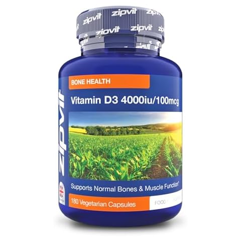 Zipvit Vitamin D3 4000IU Softgels for Immunity Cover