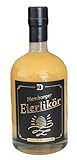 Hamborger Eierlikör 18% Vol. Alkohol 500 ml - abgerundet mit Rum - Geschmack verfeinert mit Vanille und Orange - perfekt zum verschenken