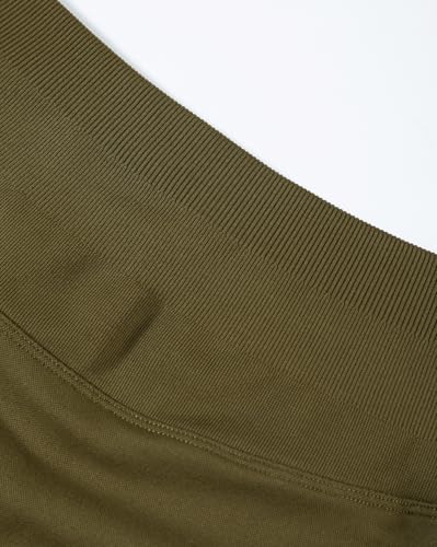 Image of AUROLA Influence Workout Shorts for Women,2.5 3.5 4.5 5.5 6.5 No Roll Up Squat Proof Scrunch Seamless Compression Gym Short