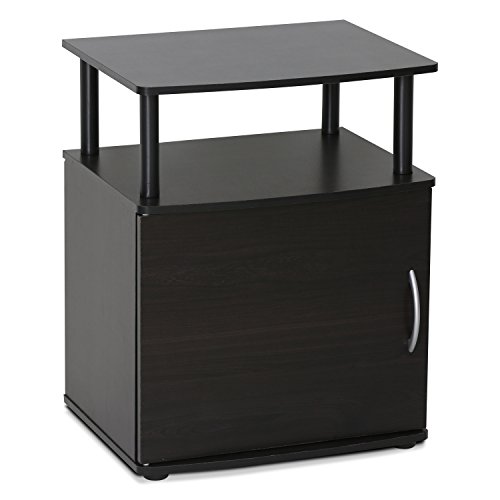 FURINNO Jaya End Table, One, Black Wood