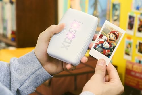 Image of Fujifilm Instax Mini Link 3 Super Mario Smartphone Printer (Printer + Silicone Case) | Bluetooth 5.1, Prints 2x3 Film, USB-C, ~15 Second and Print, ~100 Prints