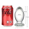 Glas Dildo Buttplug Kristall Analplug Glasplug Sexspielzeug Anfänger Analspielzeug für Frauen Männer Masturbation G-Punkt Stimulation Butt Plug Penis Sex-Toys (5.7x11.5 cm) #1