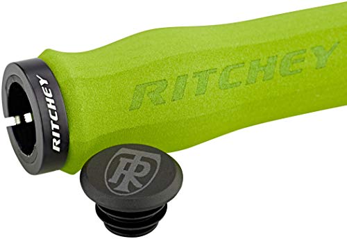 Ritchey WCS Truegrip Neoprene Locking MTB Handlebar Grips: Green 130mm, 130 mm - Image 3