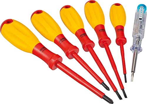 Image of Hazet 810 /6VDE Vde Screwdriver Set 6 Piece