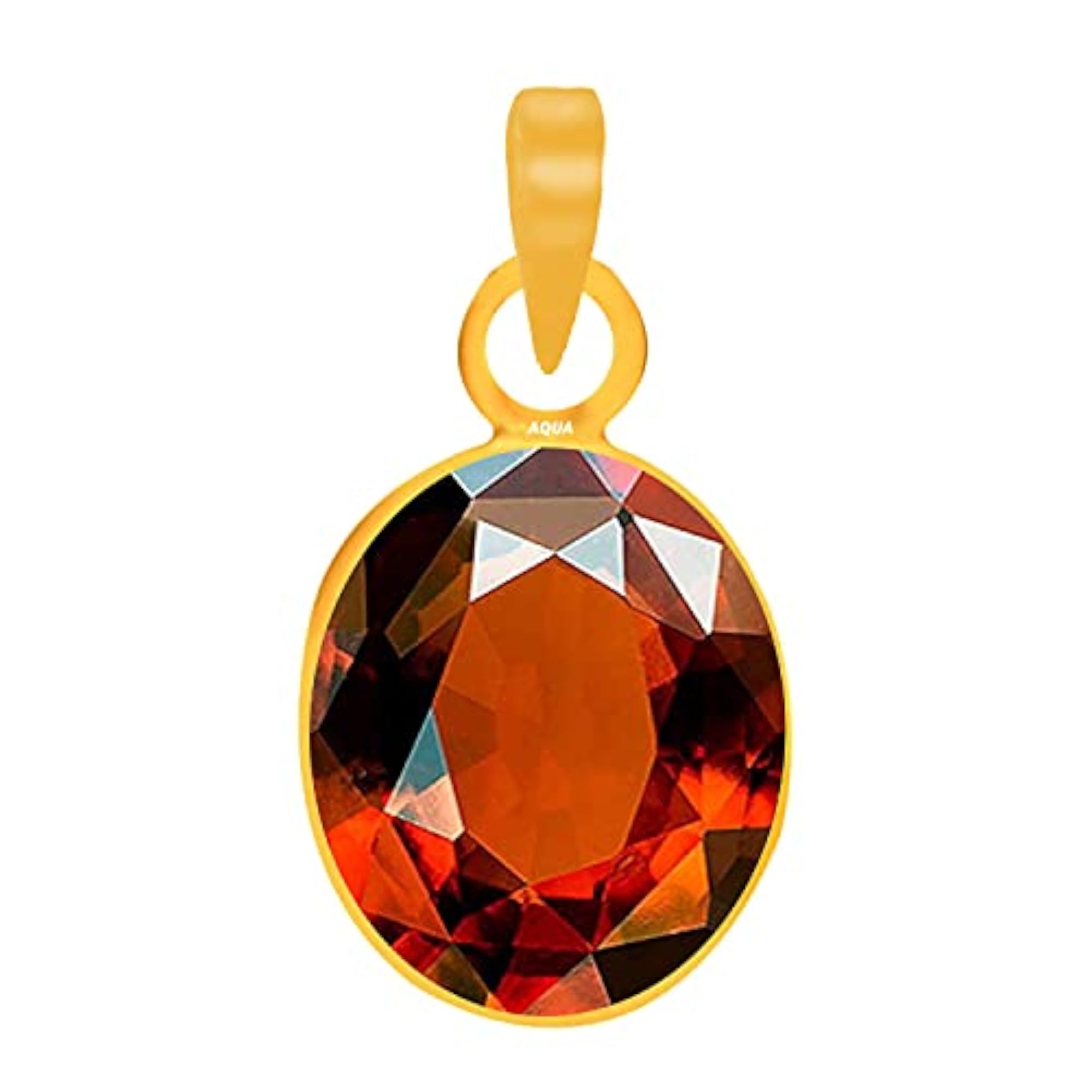 Natural Hessonite 3.25 to 10.25 Ratti Certified Gemstone Pendant