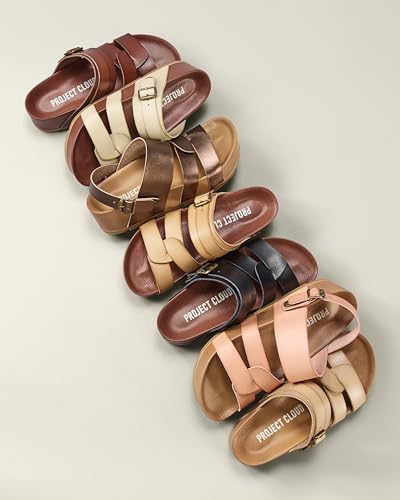 39% Off Project Cloud Women's Platform Sandals - Strappy Wedges - Image 6