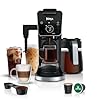 Ninja cfp300 dualbrew pro specialty 12 cup coffee maker with glass carafe single serve grounds compatible with k cup pods with 4 brew styles iced coffee maker built in frother black renewed  urban country home decor
