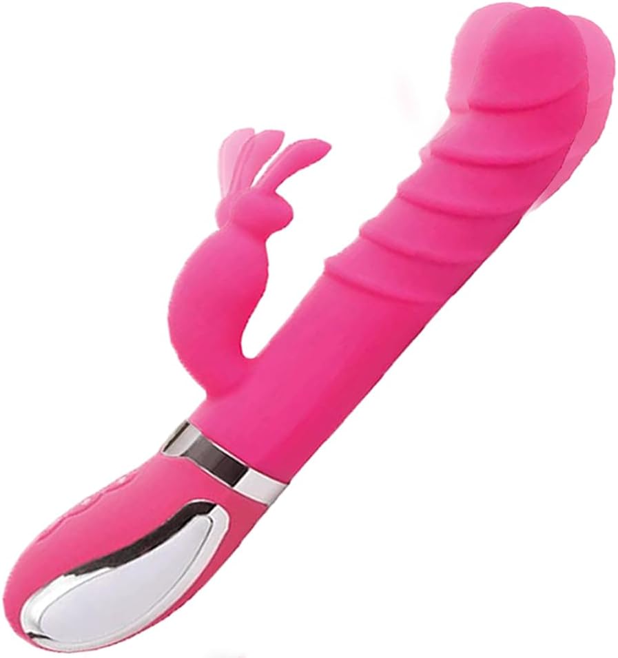 Vibrator Anal Dildo for Women G Spot Rabbit Vibrators Rose Toy Bullet Adult Sex Toys for Women Wand Massager Clitoral Stimulator Dildos for Couple with 7 Vibration Modes for Body and Couples