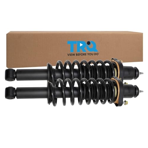 Image of TRQ Rear Complete Loaded Strut Shock & Spring Assembly Pair Set for 2011-2017 Jeep Compass / 2011-2017 Jeep Patriot