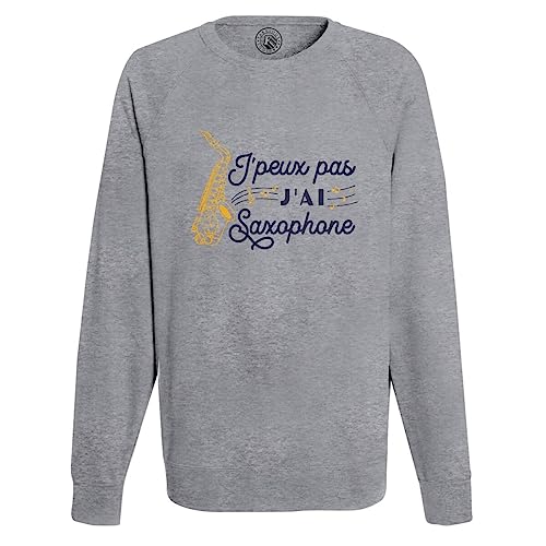 Sweat j'peux pas j'ai saxophone cuivre vêtement décontracté pour orchestre jazz