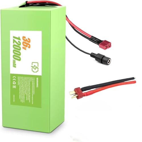 Image of 36V12000mAh Rechargeable Battery 20A BMS,Electric Bike Scooter Lithium Battery for Electric,Scooter,Bicycles,Motorcycle (200-500W Systems)