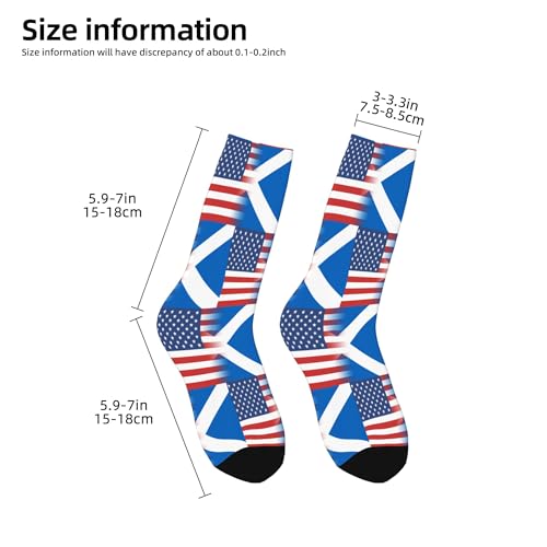 SEAEAGLE scotland american flag A Pair Junior Athletic Short Tube Socks Children Calf Tube Socks Short Stockings2