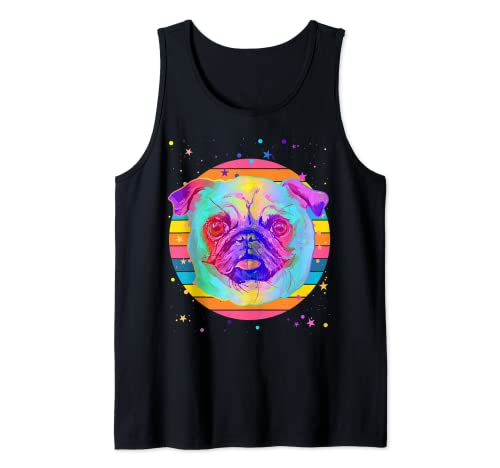 Un simpatico regalo per cani per uomini e donne con uno stile artistico sbalorditivo che mostra un bellissimo design di cane carlino Questa idea regalo per cani retrò può essere un regalo a sorpresa originale per tutti gli amanti dei cani per Natale o per un regalo di compleanno per mostrare il loro amore per i cani.