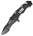 RKS Diffusion Couteau Pliant Zombie Hunter Master Cutlery Black Couteau de Poche Camping ZB-018BK